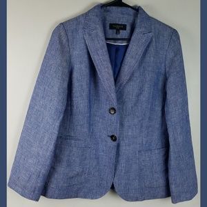 Talbots Linen Petite Blazer